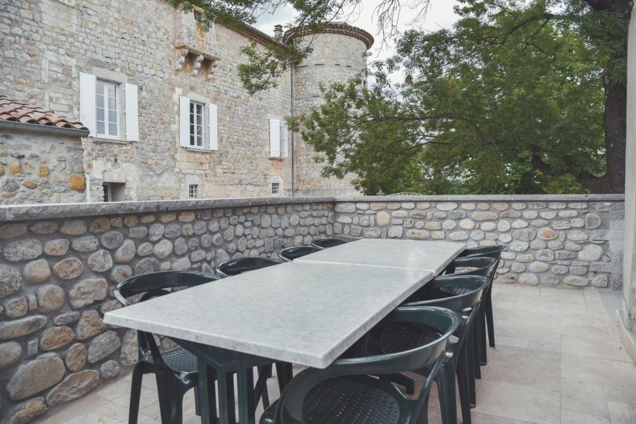 Chateau De Chaussy Ruoms Eksteriør bilde