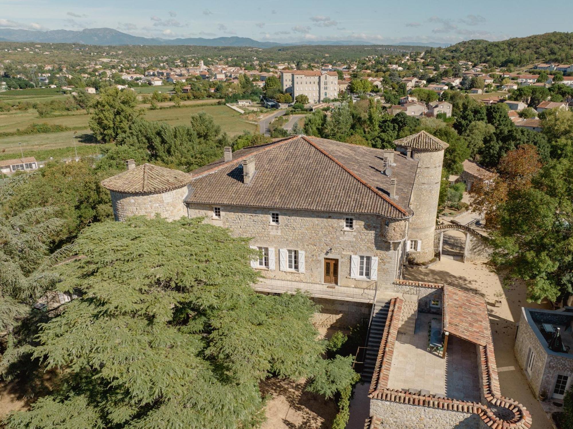 Chateau De Chaussy Ruoms Eksteriør bilde